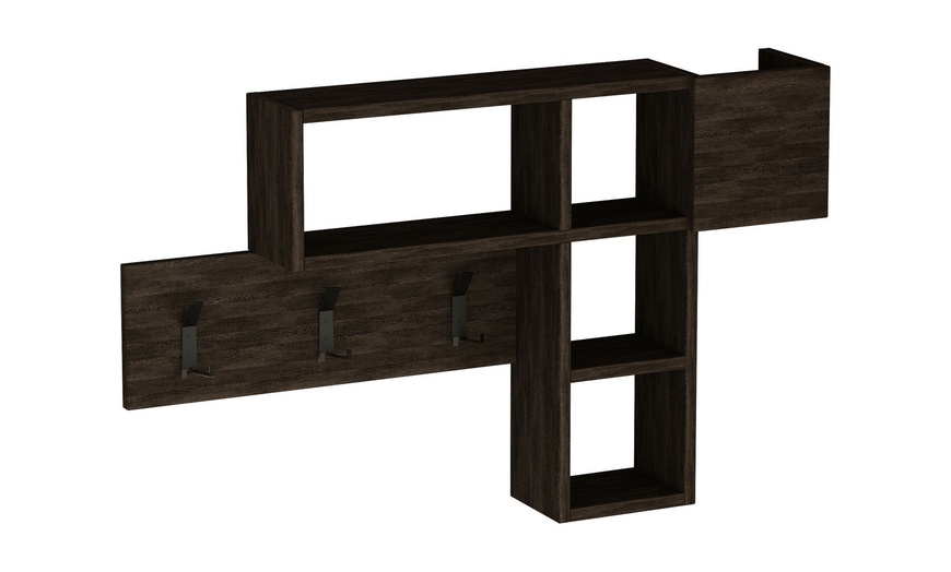 Image 2: Wall-Mountable Hallway Coat Rack