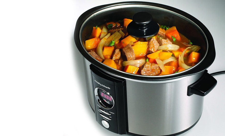 Image 1: Morphy Richards Slow Cooker 