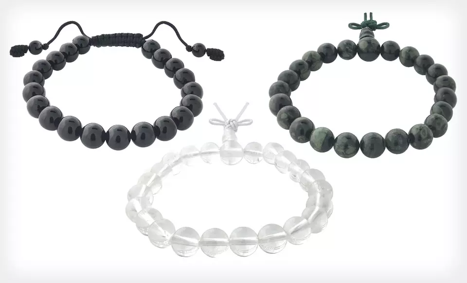 $12 for a Macramé or Power-Bead Stretch Bracelet ($25 List Price). 13 Styles Available. Free Returns. - Second Medium