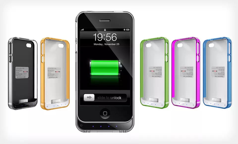 Extended-Battery iPhone Case 4/4S or 5 (Up to 57% Off). 7 Colors Available. Free Shipping and Returns. - Primary Image