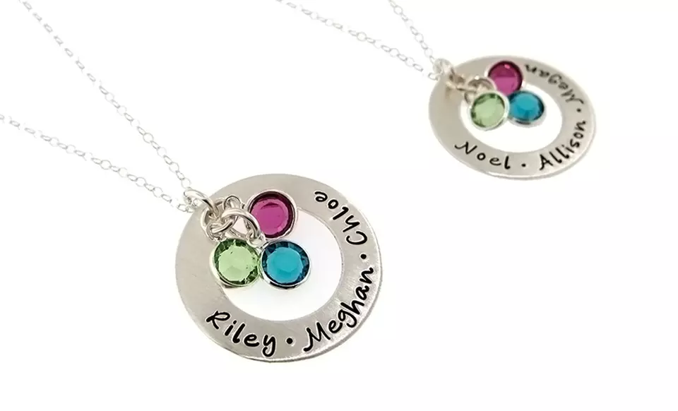 Customizable Pendant Necklaces from AJ’s Collection (Up to 56% Off). 2 Options Available. Free Standard Shipping. - Second Medium