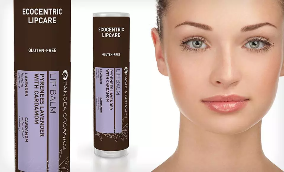 $8.99 for a Two-Pack of Pangea Organics Pyrenees Lavender with Cardamom Lip Balm ($24 List Price) - Primary Image