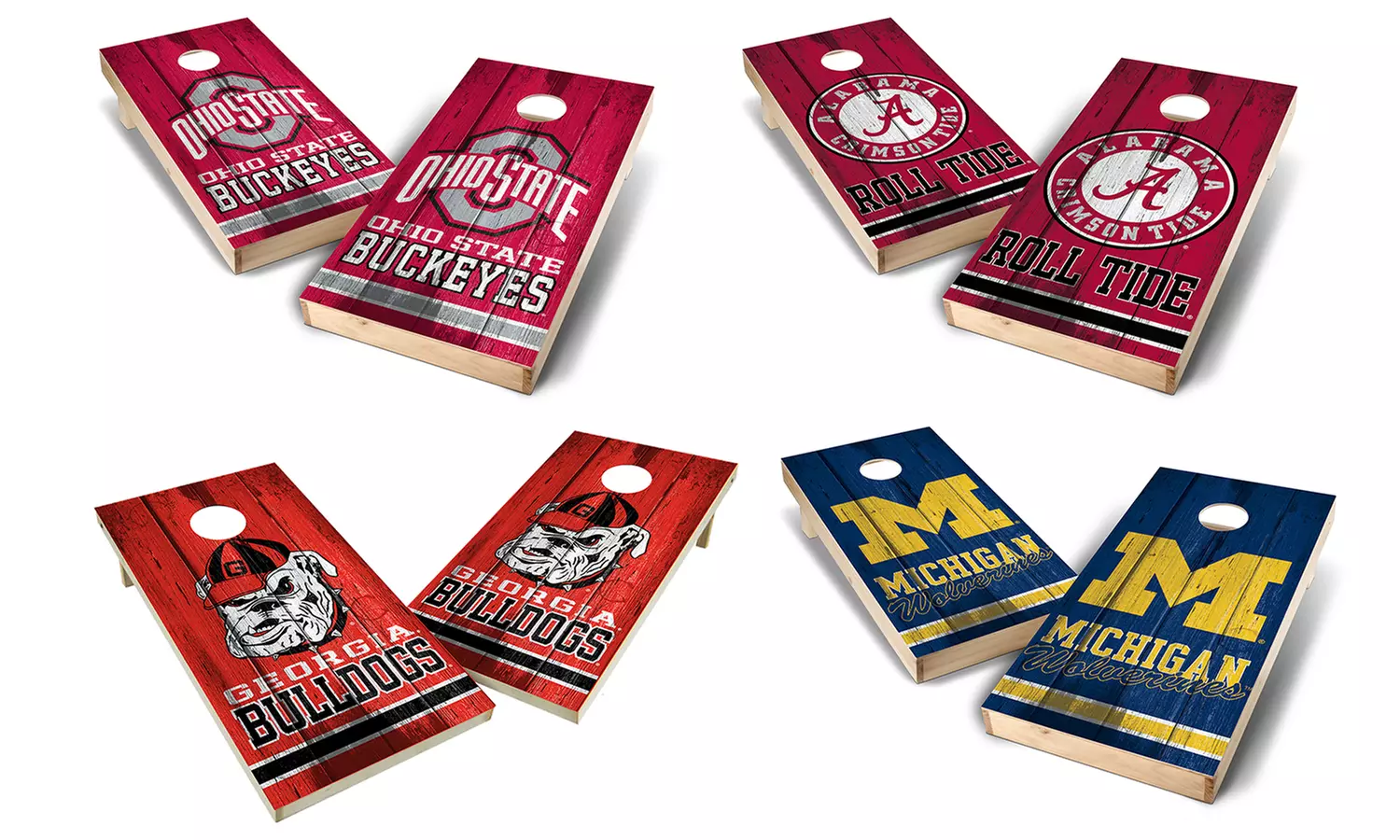 Wild Sports 2' x 4' NCAA ProLine Tournament Vintage Tailgate Toss Game - Primary Image