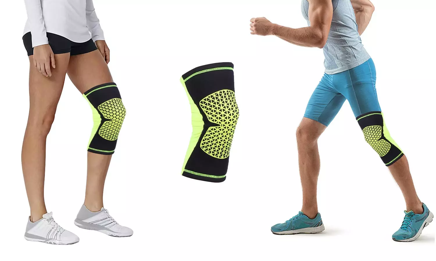 Bright Sports Unisex Compression Knee Sleeve - Second Medium