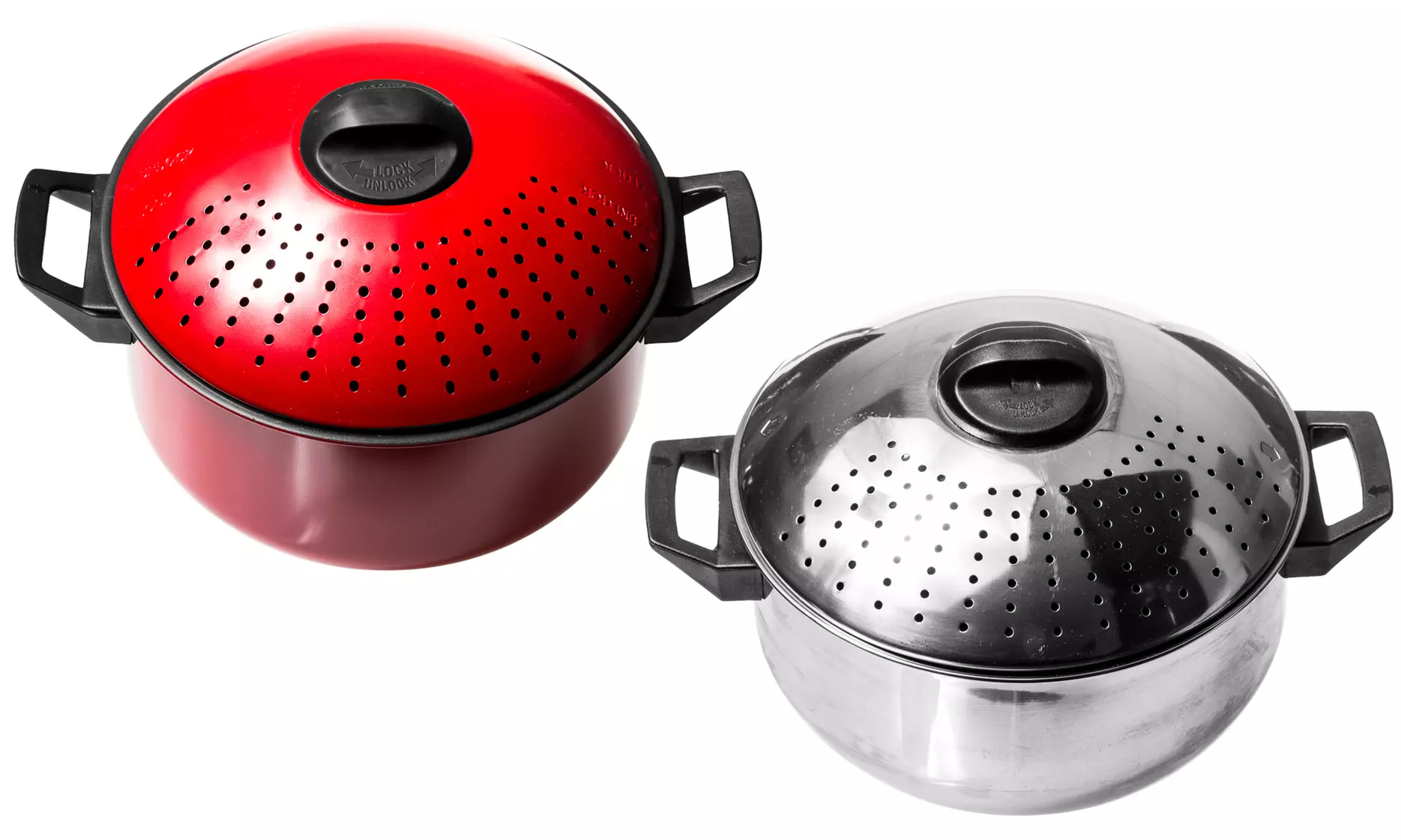 Carbon Steel or Stainless Steel Pasta Pot Set (4-Piece) - Primary Image