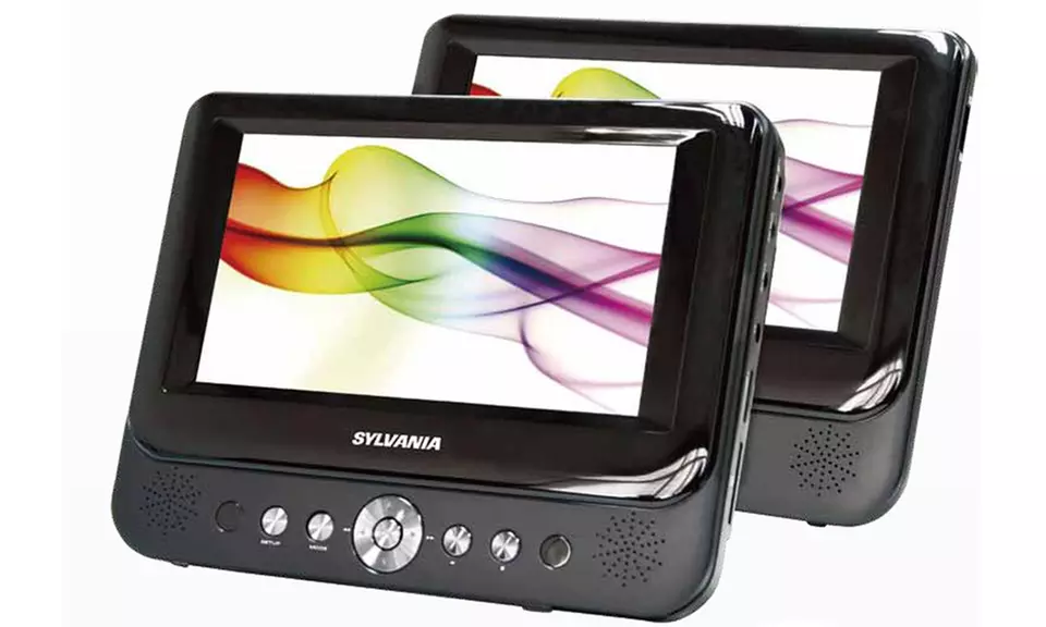 Sylvania 9" Dual-Screen Portable DVD Player (Manufacturer Refurbished) - Primary Image