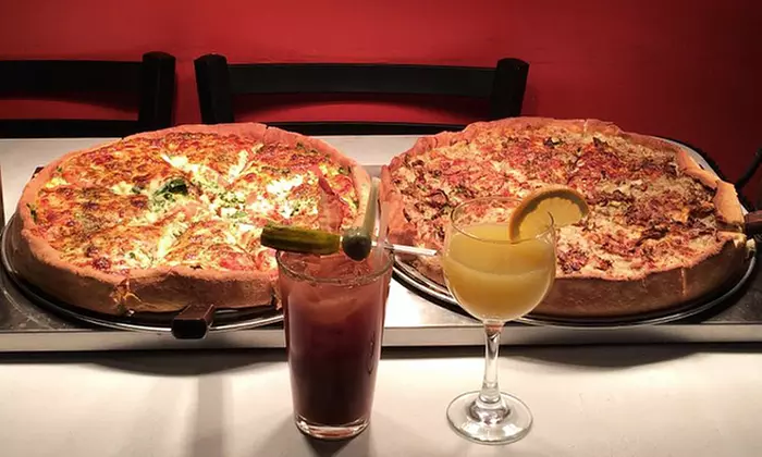 Dine-In or Carryout at South of Chicago Pizza (Up to 51% Off). Three Options Available.  - Primary Image
