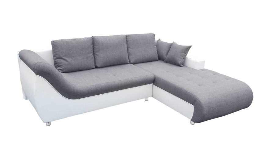 Image 12: Four-Seater Sofa Bed with Storage