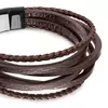 Rope Leather Bracelet - Brown