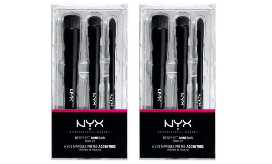 Image 2: Nyx Ready Set Contour Brush Set