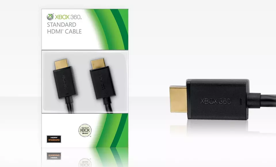 $5.99 for a Microsoft HDMI Cable for Xbox 360 ($43.07 List Price). Free Returns. - Primary Image