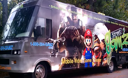 $245 for an Two-Hour Video-Gaming Bus Party for Up to 18 from StreetGamz ($495 Value) - Primary Image