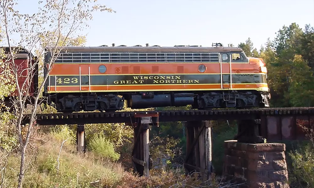 $199 for a Dinner-Train B&B Package for Two from Wisconsin Great Northern Railroad ($299 Value) - Primary Image