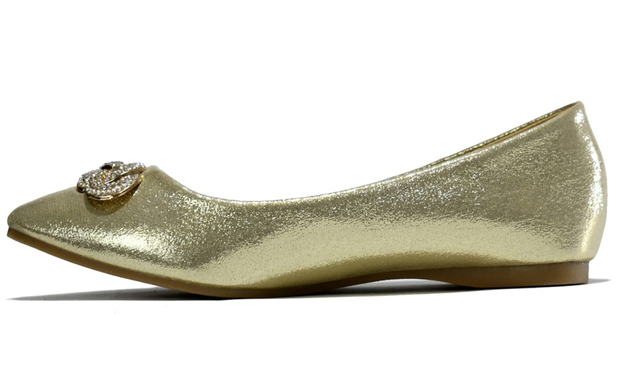 Image 7: Women's Summer Flat Pumps