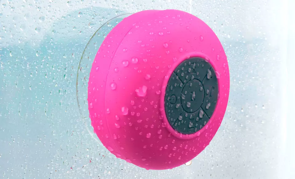 Merkury Innovations Bluetooth Shower Speaker with Mic. Multiple Colors Available. Free Returns. - Second Medium