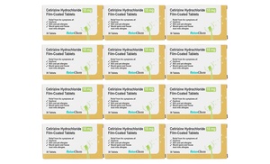 Hayfever 12 Packs of Cetirizine Hydrochloride (12months Supply)