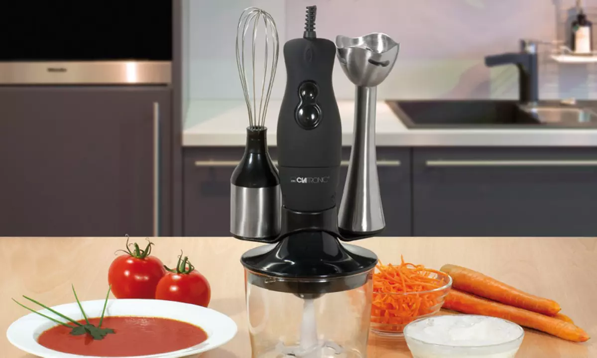 Set Mixeur Plongeant + Batteur + Fouet Inox 200 W Clatronic SMS 3190 - Primary Image