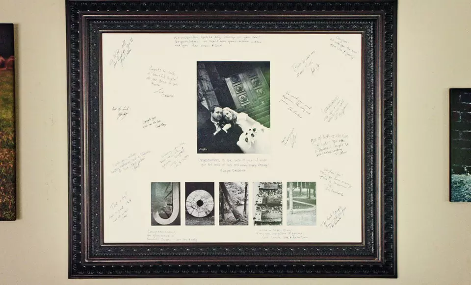 Personalized Photo Signature Board from Frame The Alphabet - Primary Image