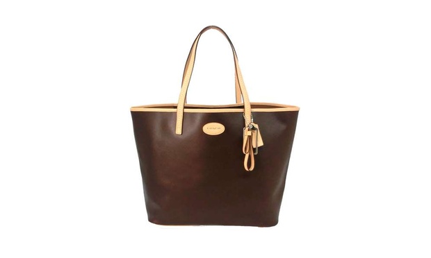 COACH Metro Embossed Leather sale Tote (F31944)