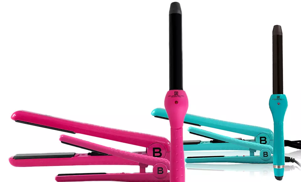 Curling Iron Brilliance New York Flat Iron 3-Piece Flat Iron And