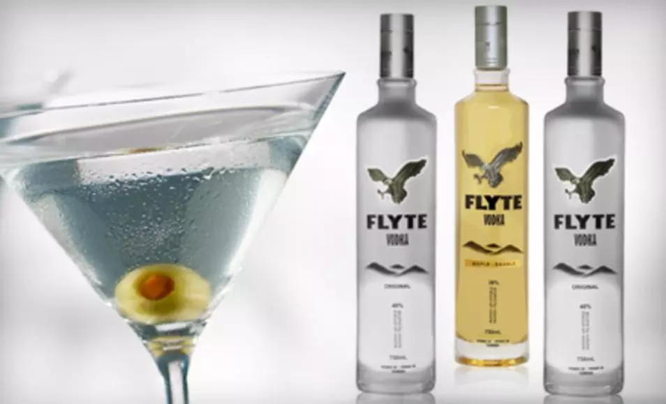 One or Three 750 mL Bottles of Regular or one bottle of Maple Vodka from Flyte Vodka at Central Liquors (Up to 50% Off) - Primary Image