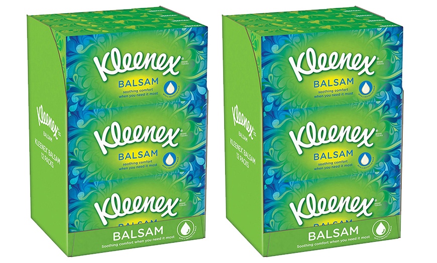 Image 3: Kleenex Balsam Tissues Boxes