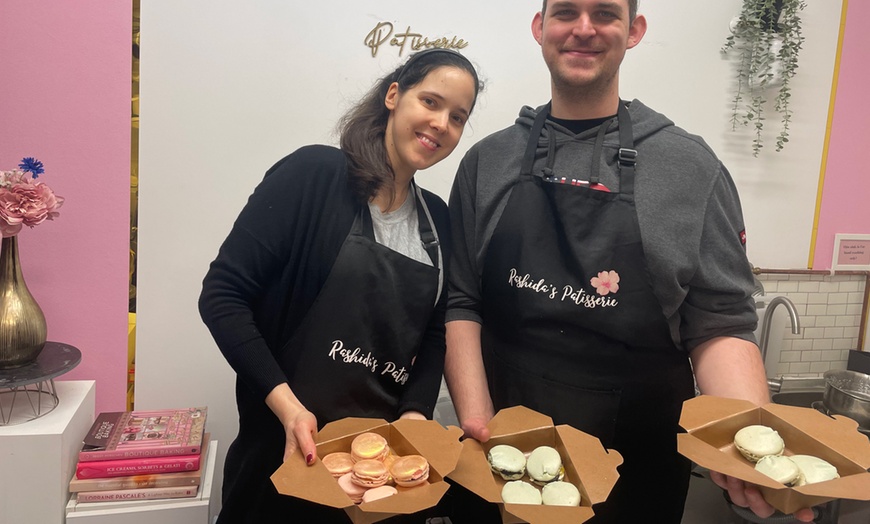 Image 3: French Macaron or Chocolate Profiteroles Baking Classes for 1 or 2