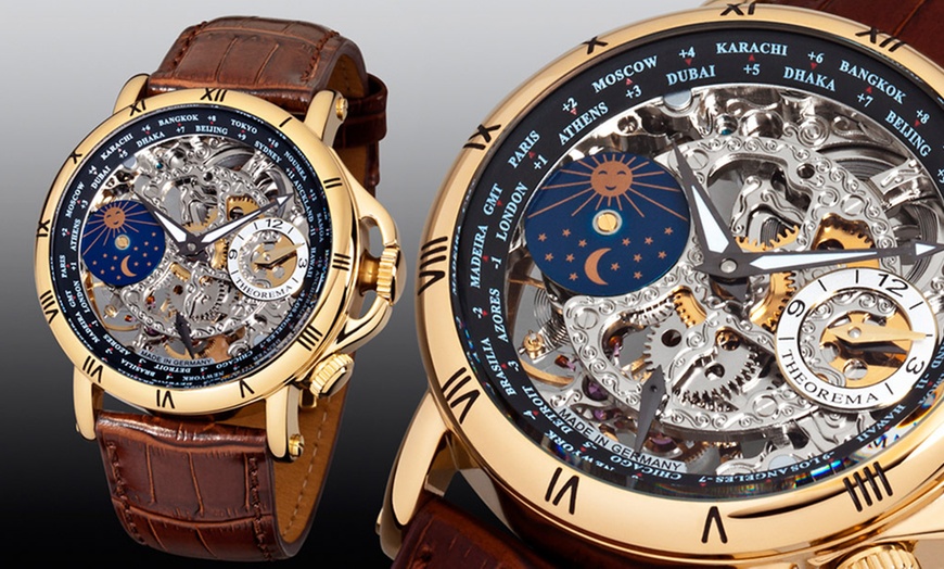 Image 2: Men's Diamond Mechanical Watches