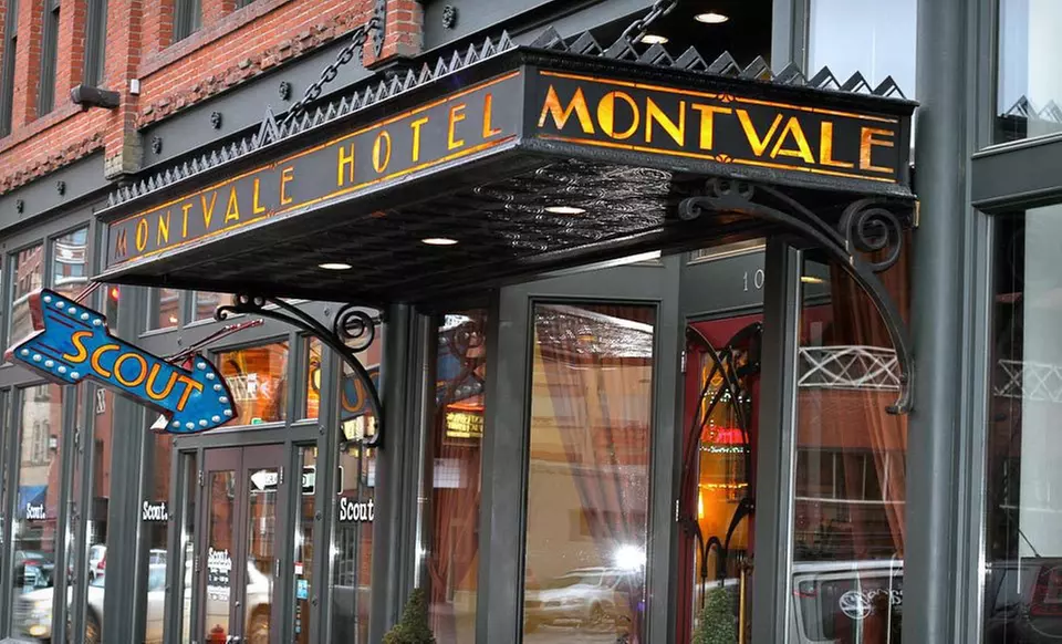 One- or Two-Night Stay with Dining Credit and a Bottle of Wine at Montvale Hotel in Spokane, WA - Primary Image