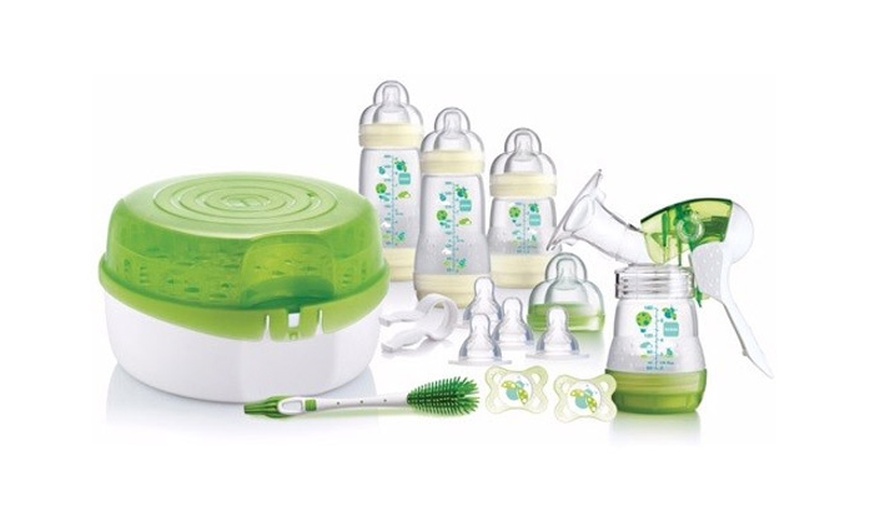 Image 1: Mam Breast Pump + Steriliser Set