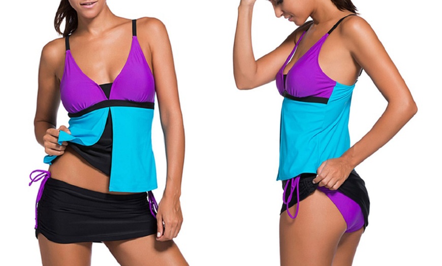 Image 3: Tankini-badpak voor vrouwen