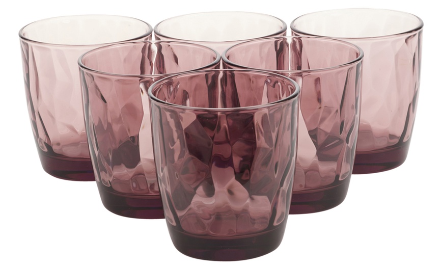 Image 3: 6 Coloured Bormioli Rocco Glasses