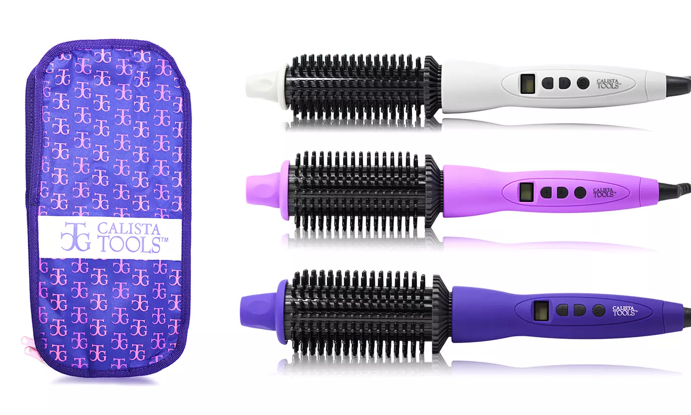 Calista Tools Perfecter Pro Grip Digital Temp-Controlled Heated Brush - Primary Image