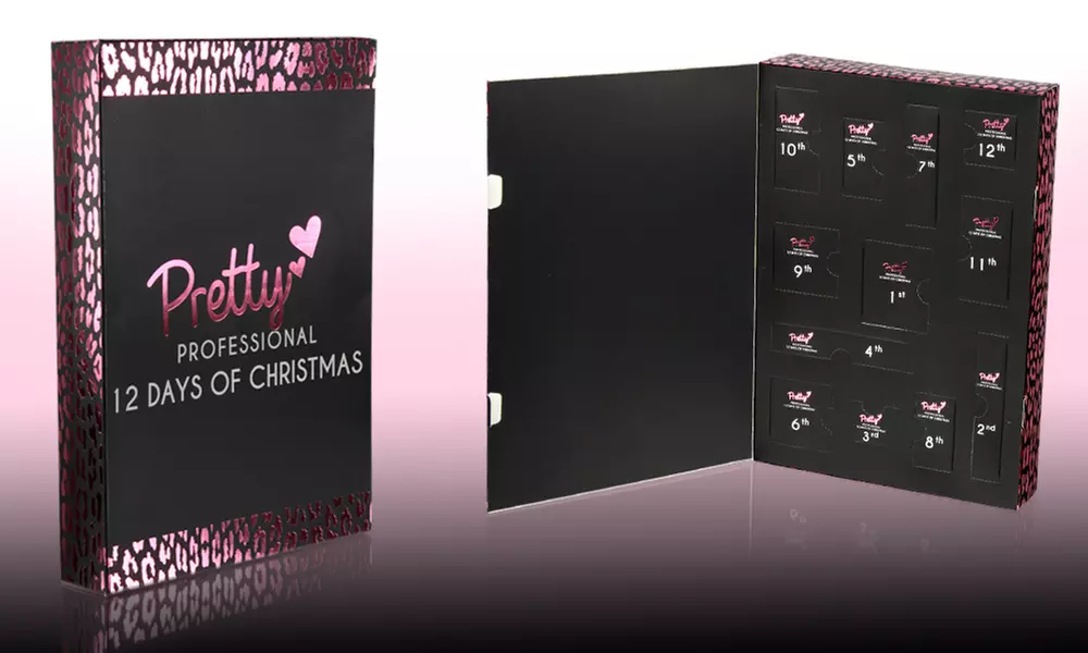 Pretty 12 Days Of Christmas Cosmetics Advent Calendar from £7.99 (Up to 62% Off) - Second Medium