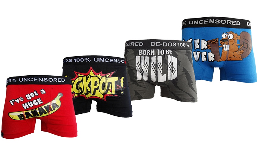 Image 1: 3-Pack of Novelty Boxer Shorts
