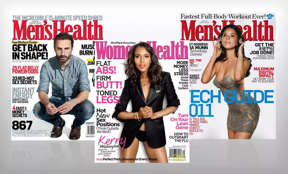 One-Year Subscription to “Men’s Health” or “Women’s Health” (Up to 66% Off). Free Shipping. - Primary Image