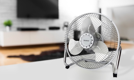 Ventilatore da tavolo Silvano, con 2 velocità e regolazione dell'inclinazione