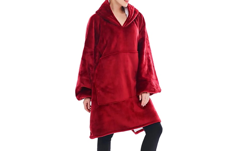 Image 5: Soft Oversized Blanket Hoodie