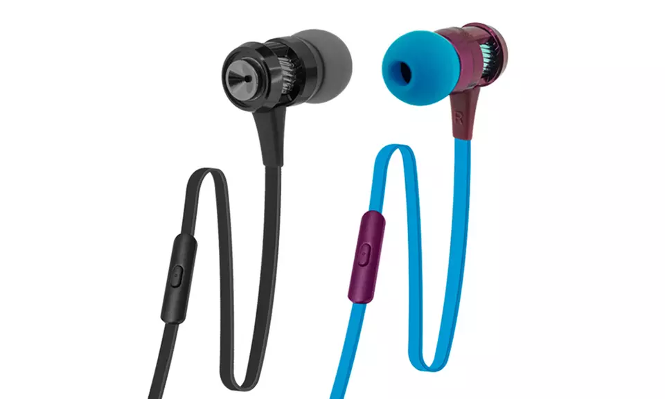 2 Pairs of Case Logic 800 Series Earbuds with Microphone - Second Medium