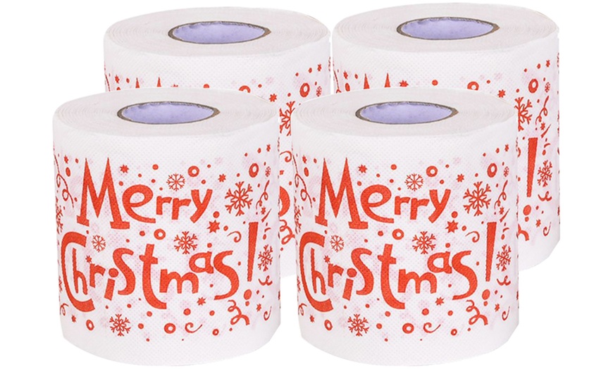 Image 16: Christmas Themed Toilet Roll Paper