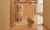 Carlson Pet Products Wide Walk-Through Pet Gate with Small Swing Door  