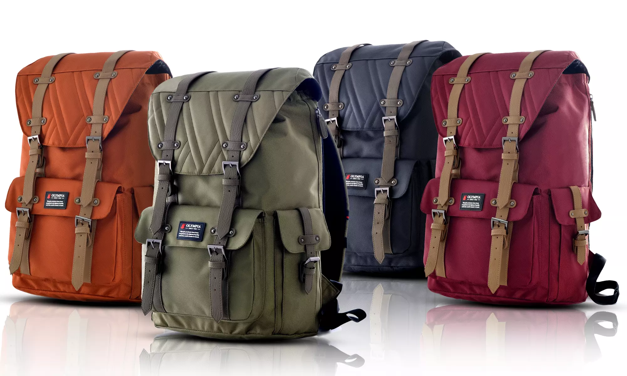 Olympia USA Water-Resistant Hopkins Rucksack - Primary Image