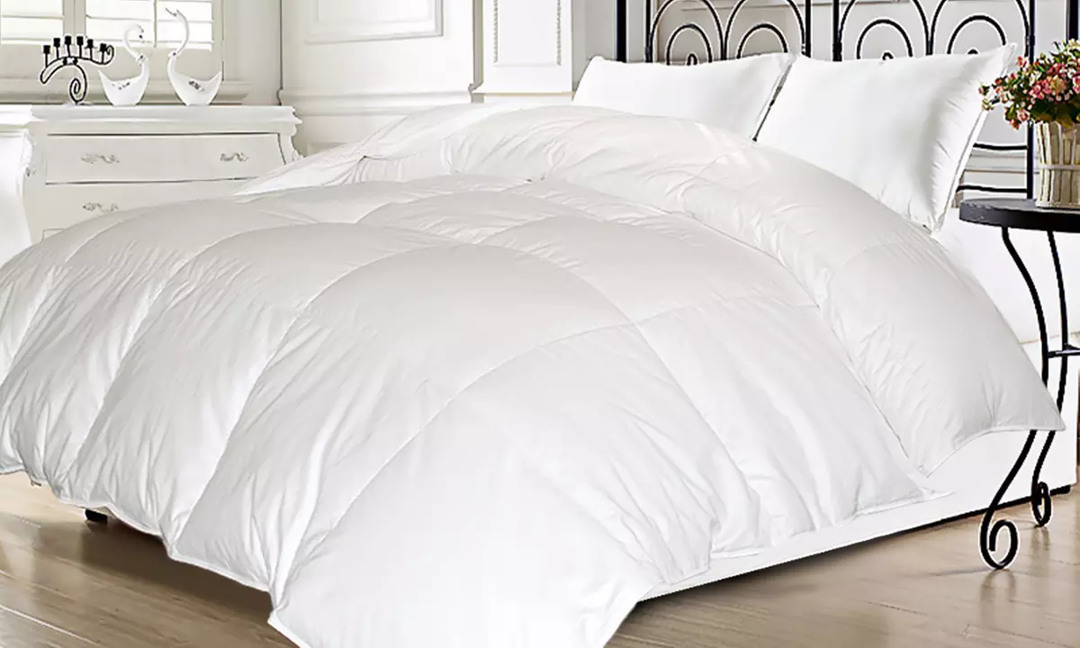 Kathy Ireland White Down Comforter - Primary Image