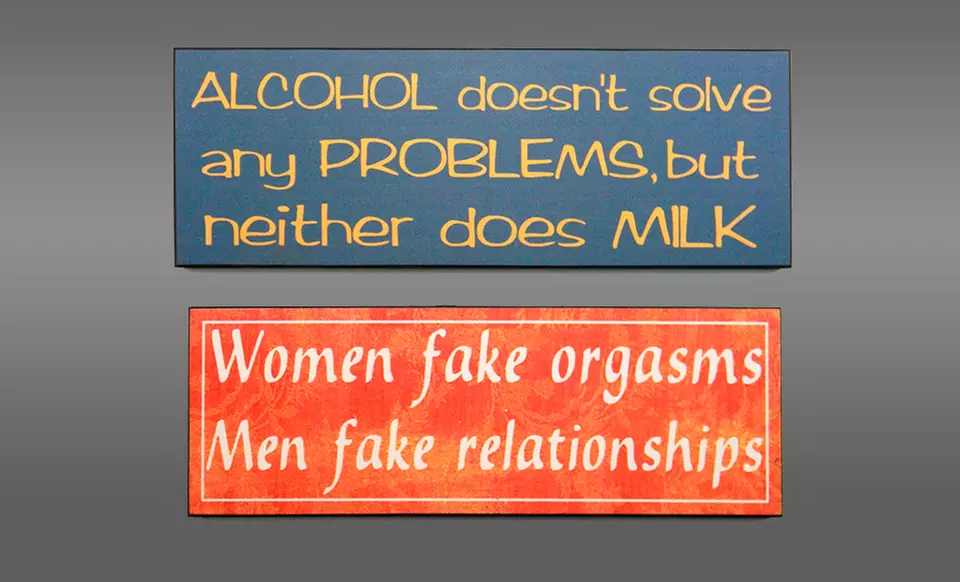Sassy Wooden Signs. Multiple Designs Available. Free Shipping and Returns. - Primary Image