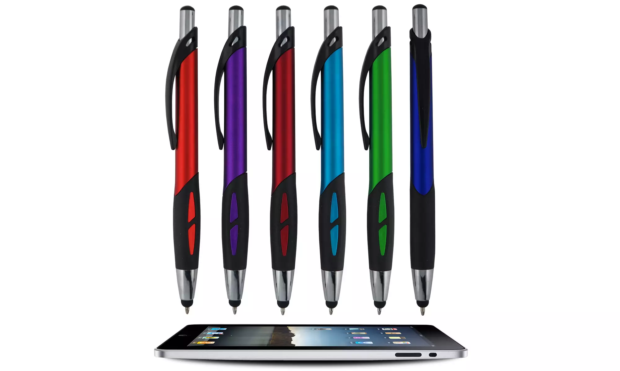 2-in-1 Touchscreen Stylus and Ballpoint Pen (7-Pack) - Primary Image