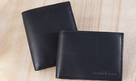 Cartera de piel unisex