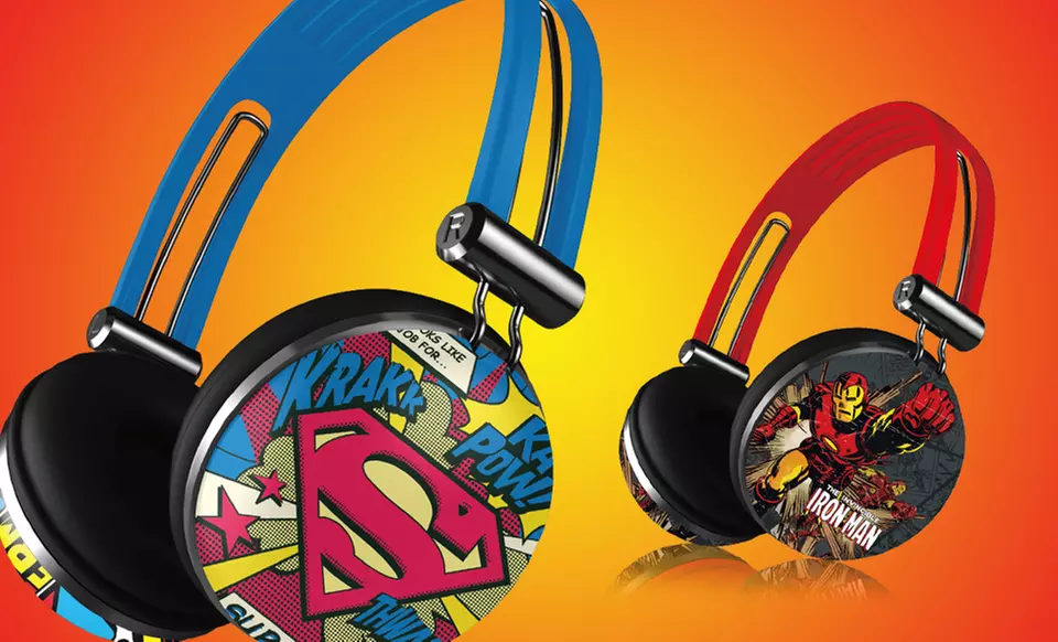 $9.99 for One Pair of Superhero Aviator Headphones ($19.99 List Price). Free Returns. - Primary Image