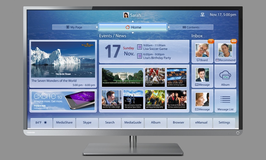 Toshiba 32 Led Hdtv With Wifi Groupon Goods