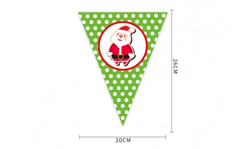 Image 17: Christmas Bunting Flags