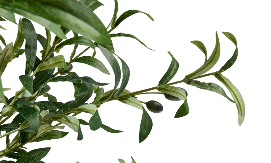 Image 5: Olivo artificial decorativo de 100, 145 o 175 cm con maceta base